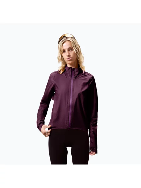 Geacă de ciclism pentru femei Endura Alltrack Race Cape black cherry negru