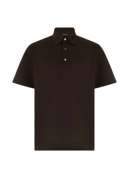 Tricou polo Zegna maro
