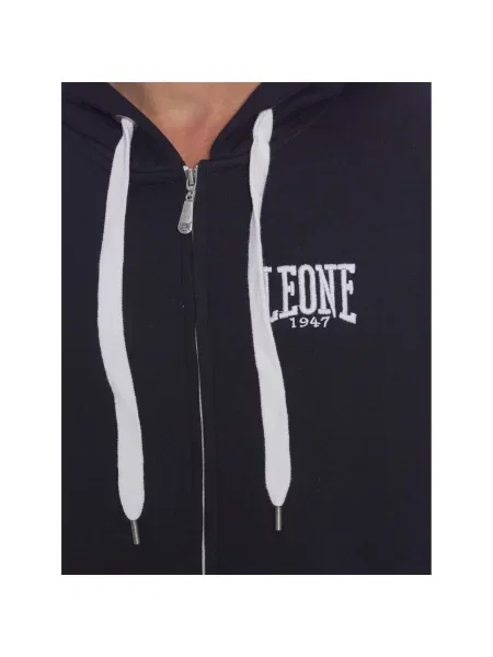 Fleece fleece melegítő felső Leone 1947 fekete