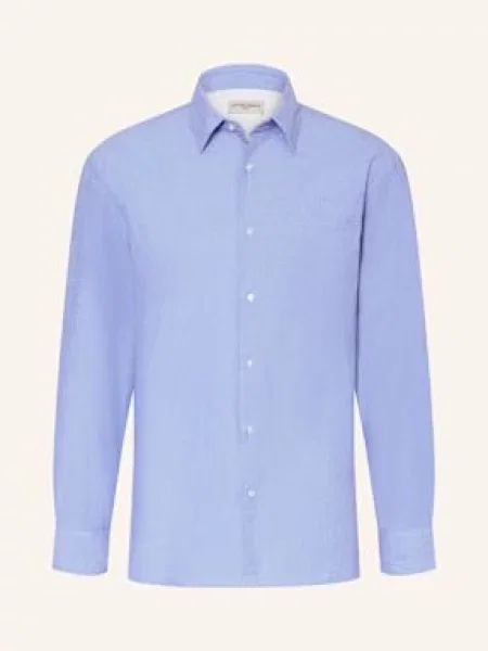 Officine Générale Košile Gad Comfort Fit modrá
