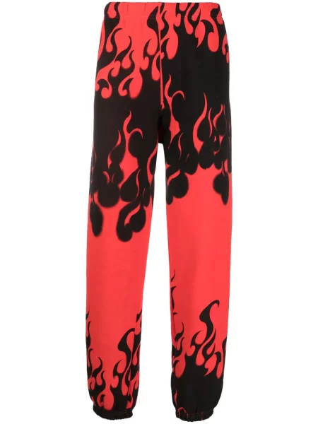 Pantaloni Gallery Dept. cu imagine negru