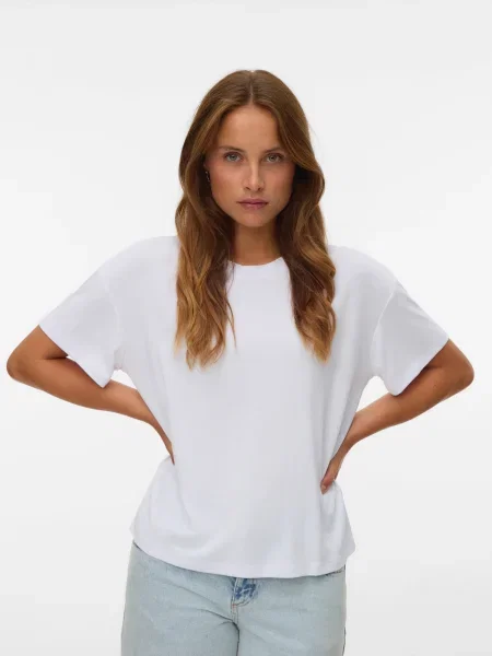 VERO MODA Tricou VMFILLI' alb
