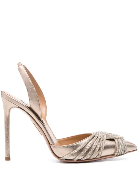 Pantofi cu toc Aquazzura slingback
