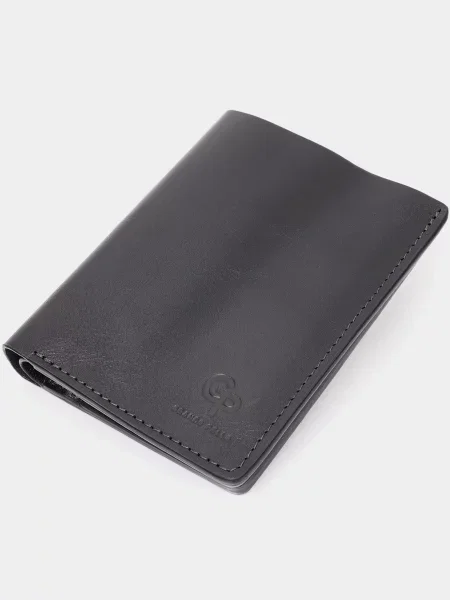 Кожаный кошелек Grande Pelle черный