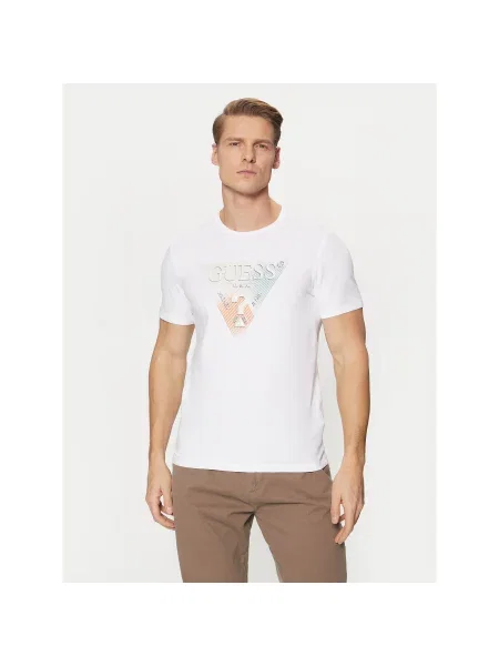 Guess T-shirt Slim Fit bijela