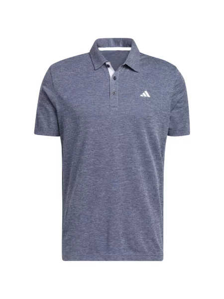 Koszulka adidas Poloshirt Performance Drive Heather niebieska
