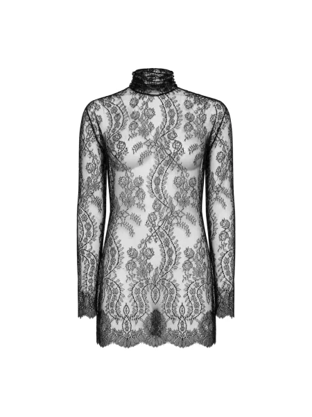 Top Dolce And Gabbana koronkowy czarny