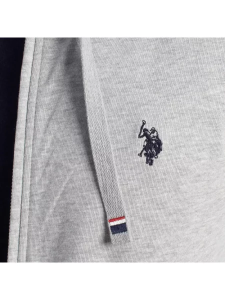 Koszulka polo U.s Polo Assn. z kapturem szara