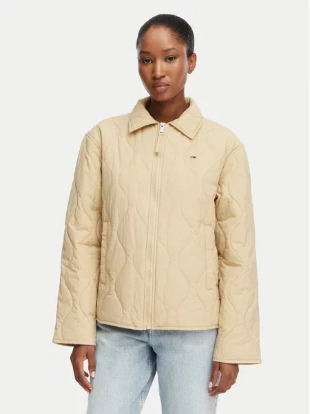 Tommy Jeans Demisezoninė striukė Tjw Coach smėlio