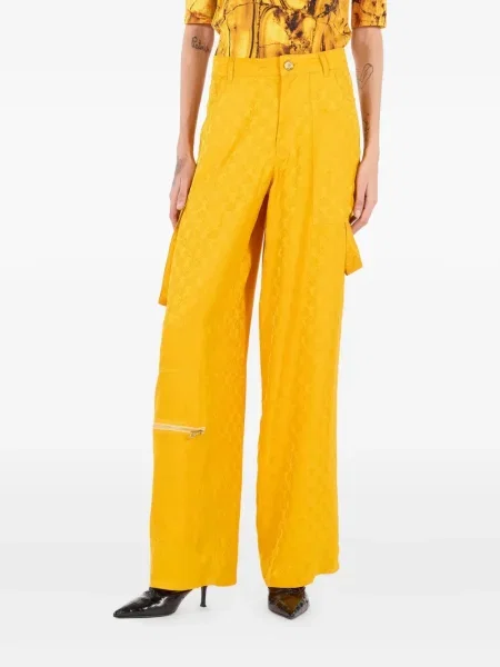 Pantaloni cargo Roberto Cavalli galben