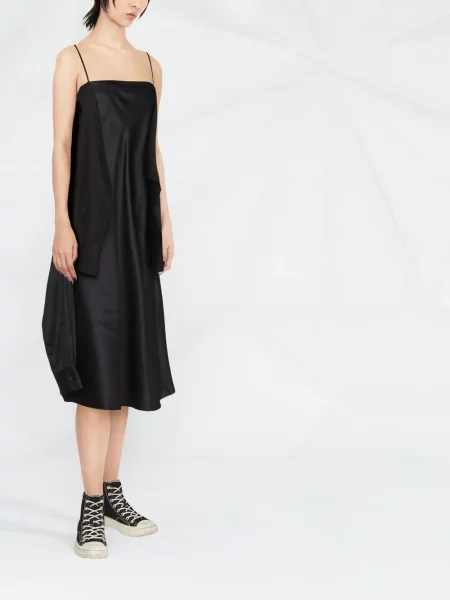 Oblekové šaty Mm6 Maison Margiela černé