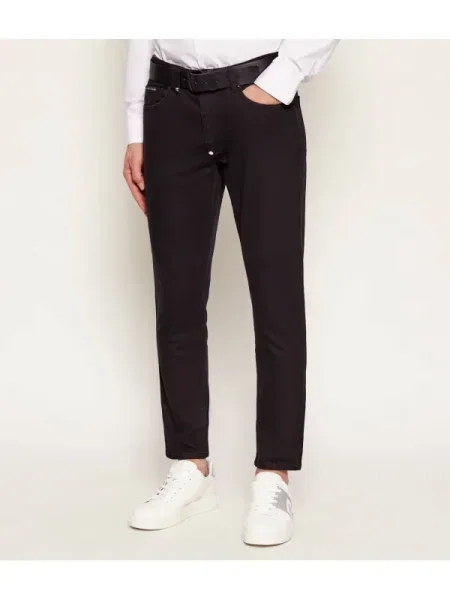 Philipp Plein Blugi | Skinny fit negru