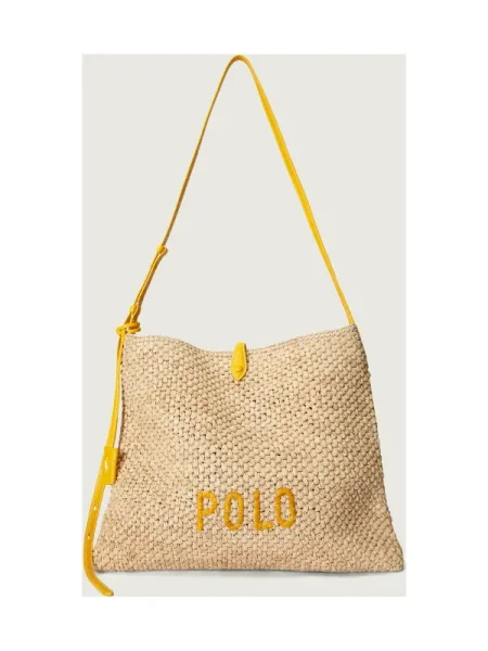 POLO RALPH LAUREN Geantă shopper + borsetă Play bej