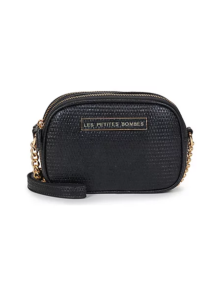 Les crossbody torbica Les Petites Bombes črna