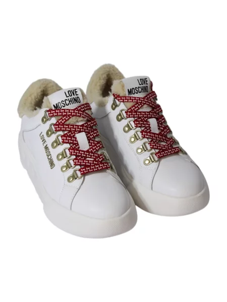 Sneakersy Love Moschino białe