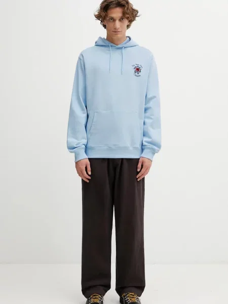 Кофта Drôle de Monsieur Hoodie Slogan Rose рожевий
