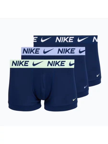 Boxeri pentru bărbați Nike Dri-Fit Essential Micro Trunk 3 pairs navy marină