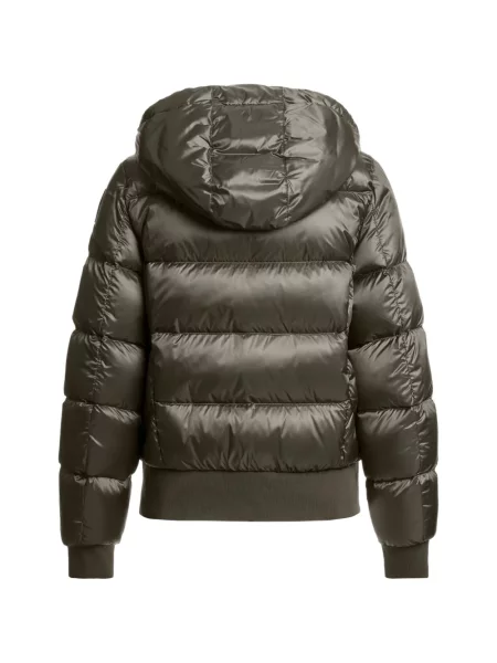 Prošívaný péřová bunda Parajumpers zelená
