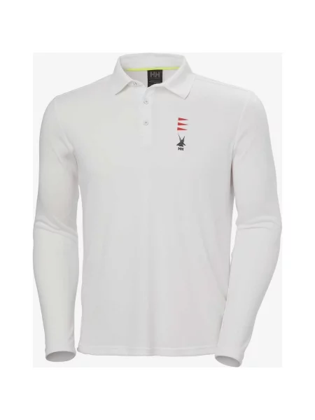 Koszulka Helly Hansen Skagerrak Quickdry długi rękaw czysta biel S biała