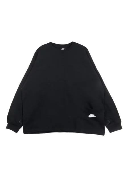 Bluza nierozpinana Nike frotte czarna