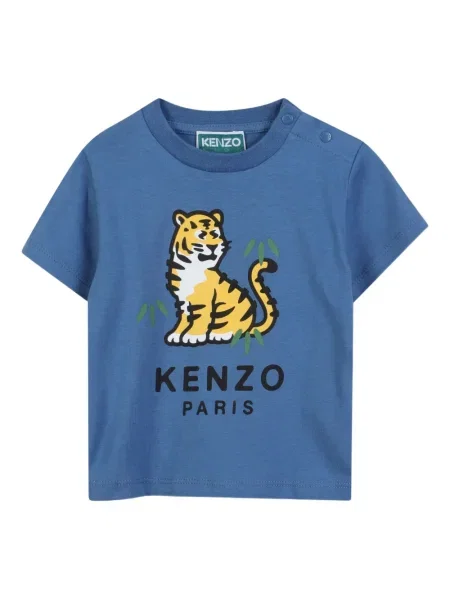 Koszulka dziecięca Kenzo niebieska