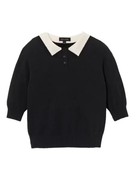 Top Marc Jacobs de lână negru