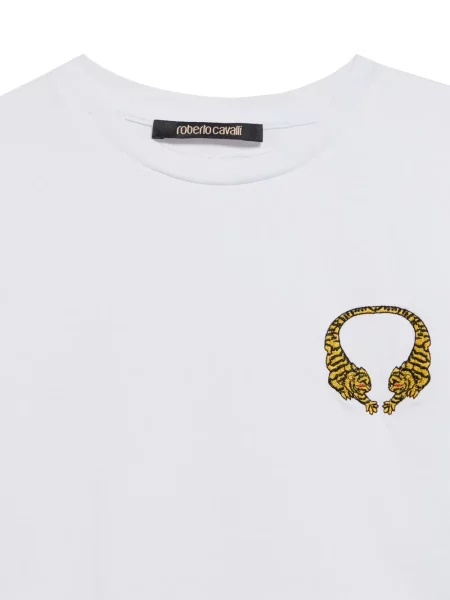 Cropp tricou Roberto Cavalli alb