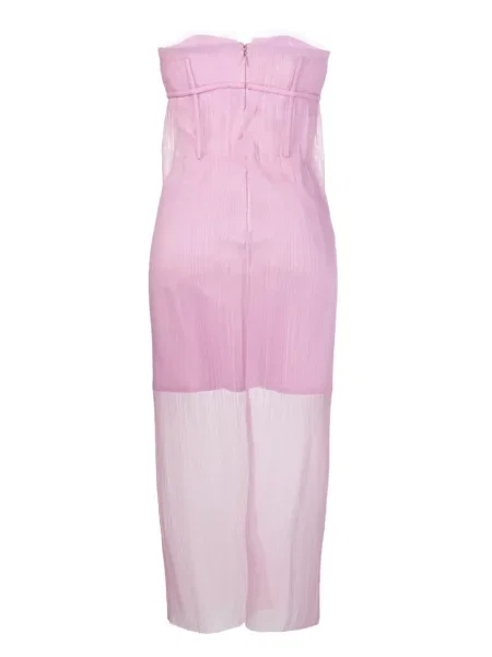 Rochie Krizia de mătase de costum roz