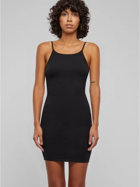 Odgovarati haljina Urban Classics od jersey crna