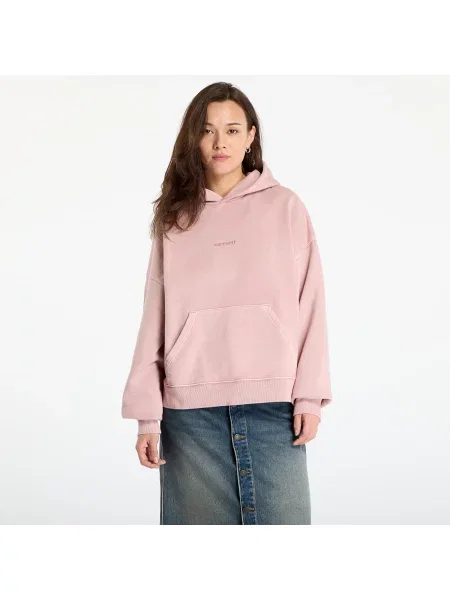 Bluza z kapturem Carhartt Wip z kapturem różowa