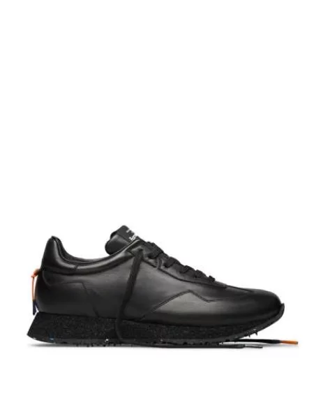 Sneakersy Barracuda skórzane czarne