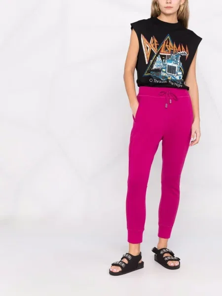 Raštuotos kelnės Dsquared2 rožinė