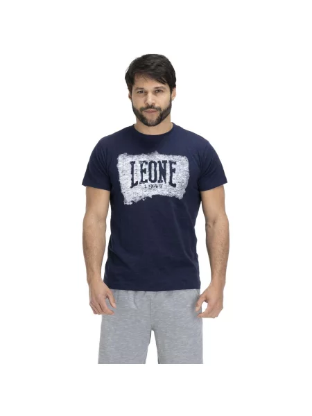Scurt tricou Leone 1947 cu mâneci scurte albastru