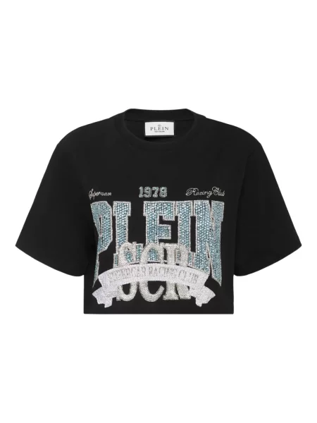 Cropp tricou Philipp Plein de cristal negru