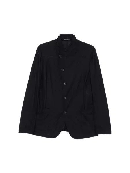 Garnitur Emporio Armani wełniany niebieski