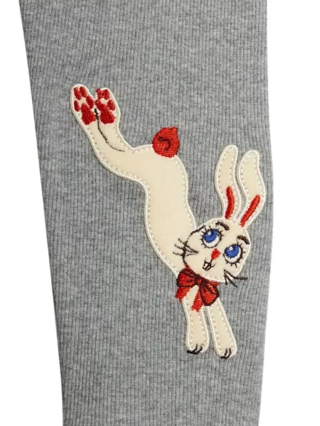 Legginsy dziecięce Mini Rodini szare