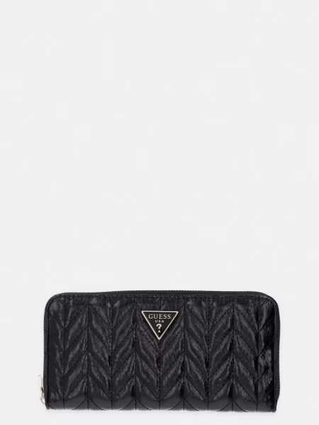 Guess novčanik za žene od imitacije kože CHERYL crna