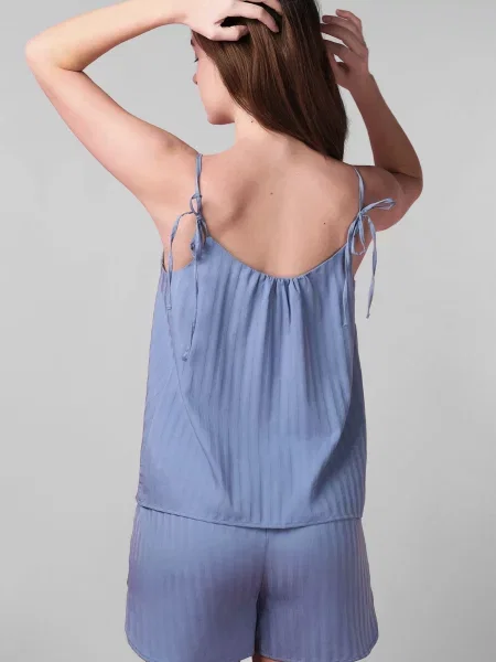 Смугастий топ Brabrabra блакитний