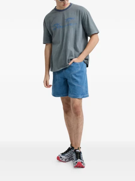 Tricou Off Duty cu decolteu rotund albastru