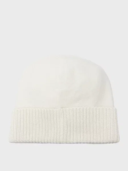 Шерстяная шапка Boss белая