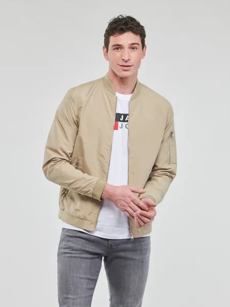 JACK & JONES Prechodná bunda Rush tmelová