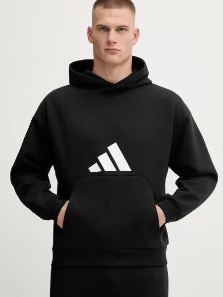 Pulover adidas Future Icons s kapuco črna