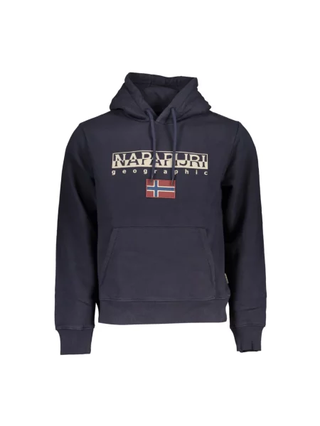 Bluza Napapijri z długim rękawem niebieska