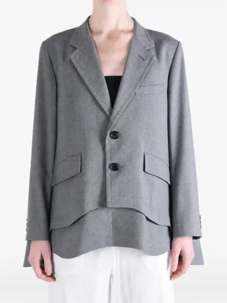 Μπλέιζερ Comme Des Garçons Tao με πέτο γκρι