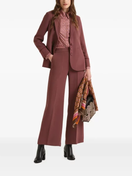 Pantaloni Maliparmi cu talie înaltă violet
