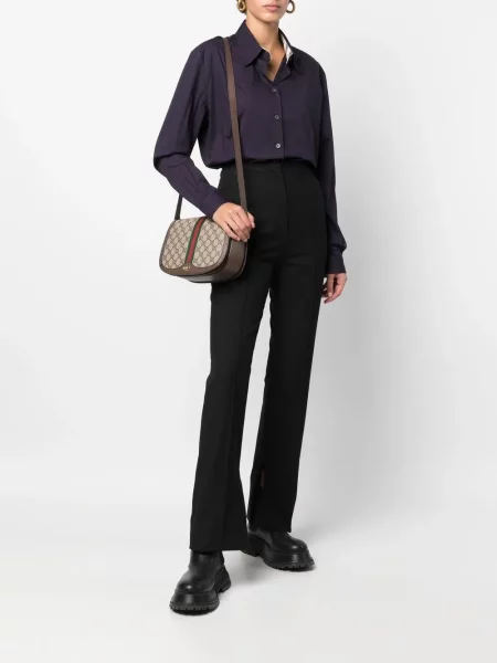 Dlouhá košile Burberry Pre-owned fialová