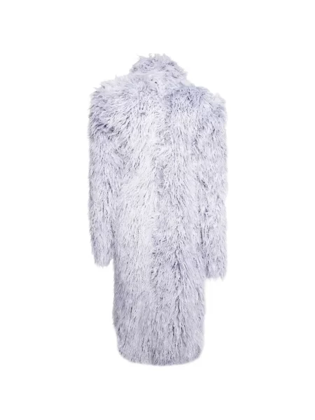 Lung palton de blană Cotton Citizen cu blană albastru