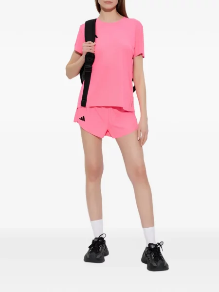 Prugasta tenis suknja hlače Adidas s printom crvena