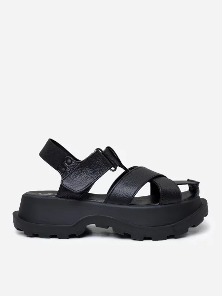 Шкіряні Сандалії ISSA Plus чорний