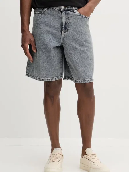 Les Deux pantaloni scurți pentru bărbați din denim Ryder albastru